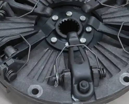 Adjustment of tractor double acting clutch